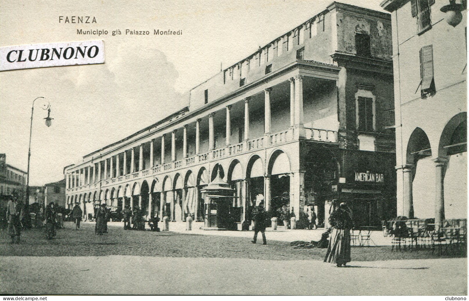 CPA - FAENZA -  MUNICIPIO  GIA PALAZZO MONFREDI - Faenza