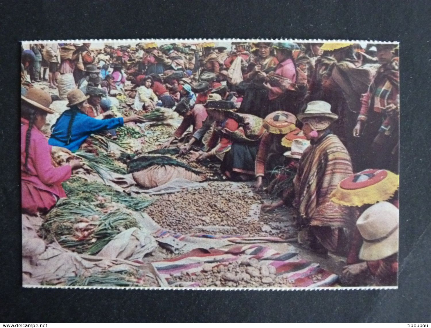 PEROU PERU AVEC YT 691E CULTURE NAZCA BOL DECORE - CUSCO SCENE DE MARCHE MERCADO MARKET - Morocco (1956-...)