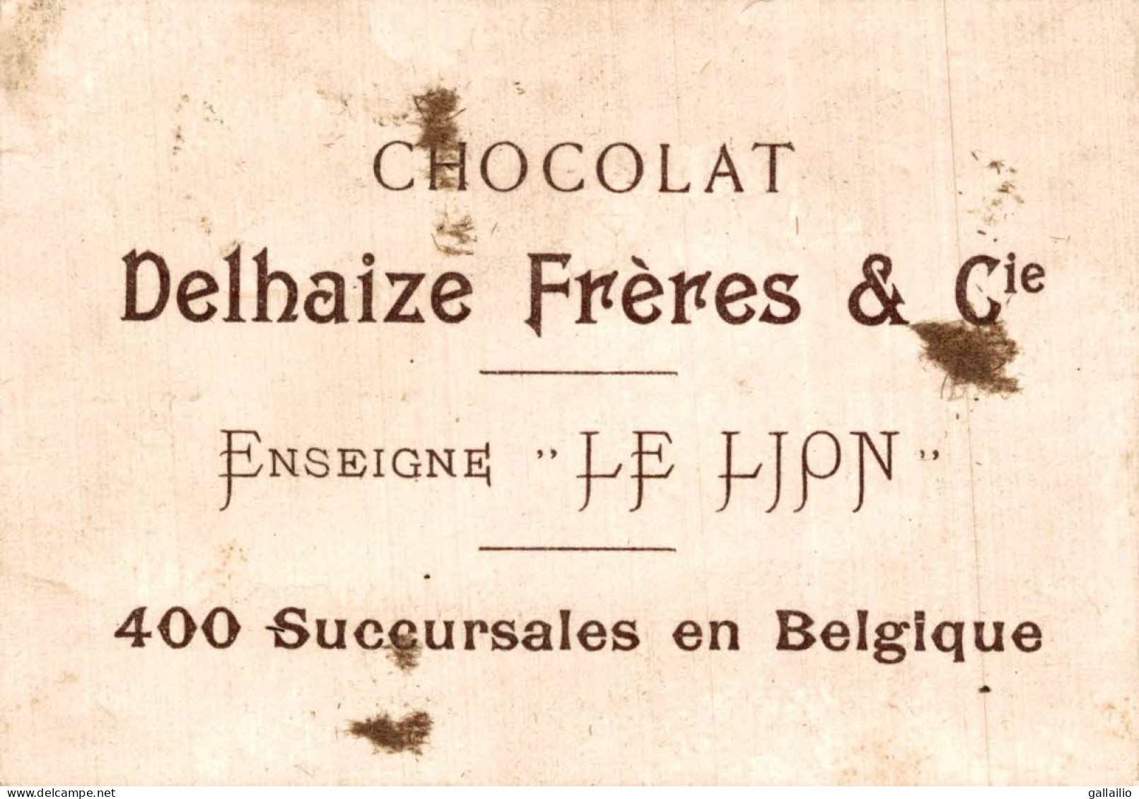 CHROMO CHOCOLAT DELHAIZE - Autres & Non Classés