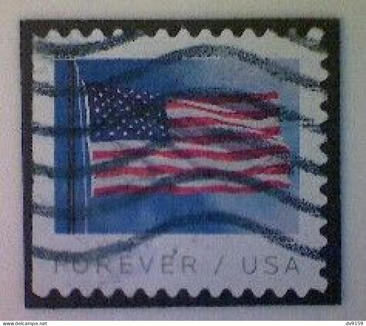 United States, Scott #5345, Used(o) Booklet, 2019, Flag Definitive, (55¢) - Gebraucht