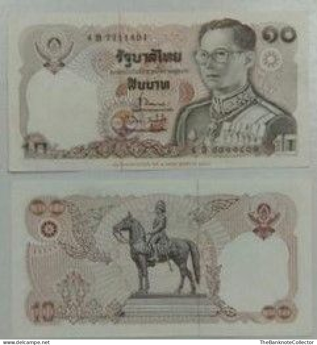 Thailand 10 Baht 1995 "120 Years Of Ministry Of Finance" Commemorative P-98 UNC - Thailand