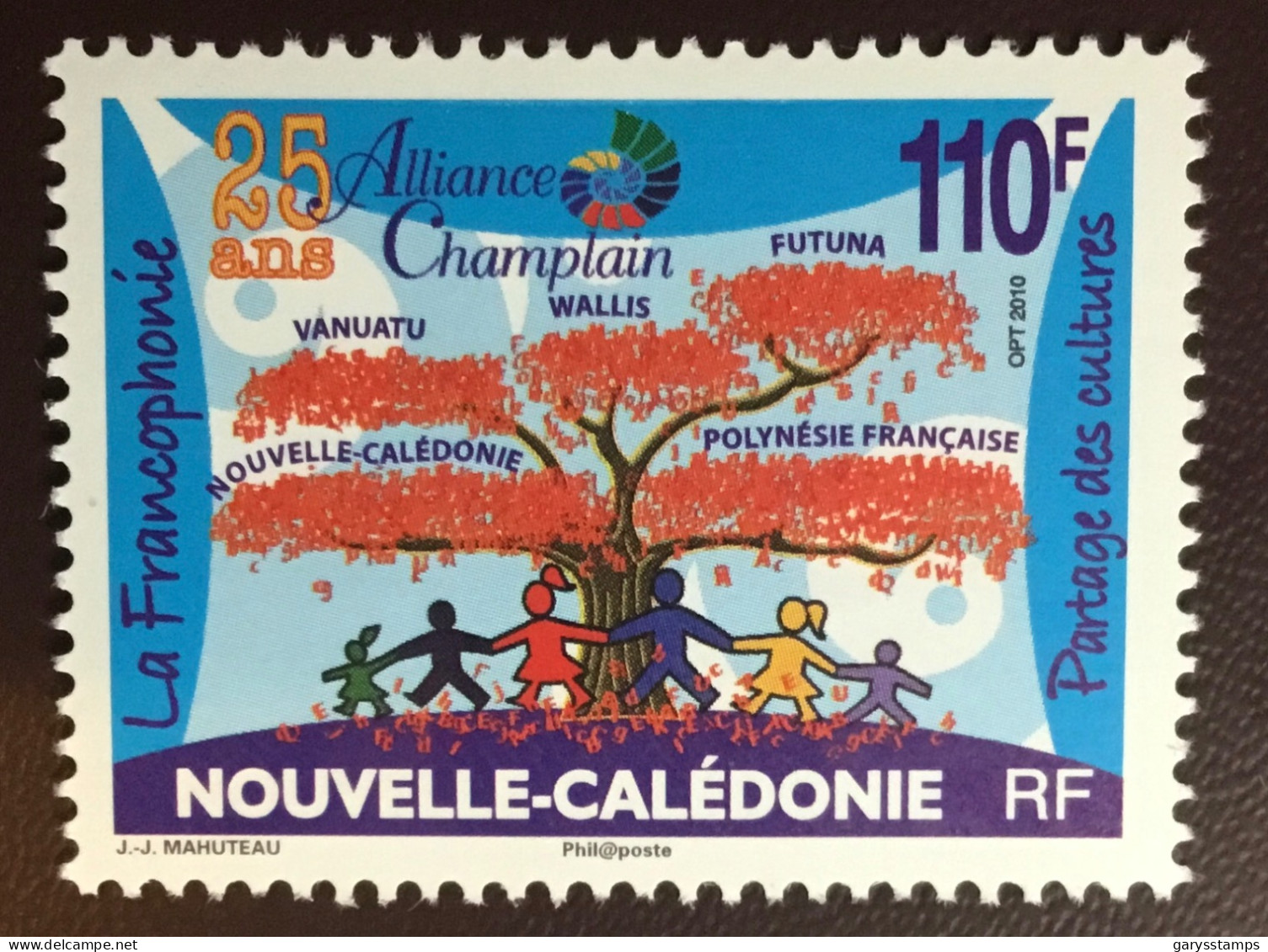 New Caledonia Caledonie 2010 Francophone Anniversary MNH - Unused Stamps