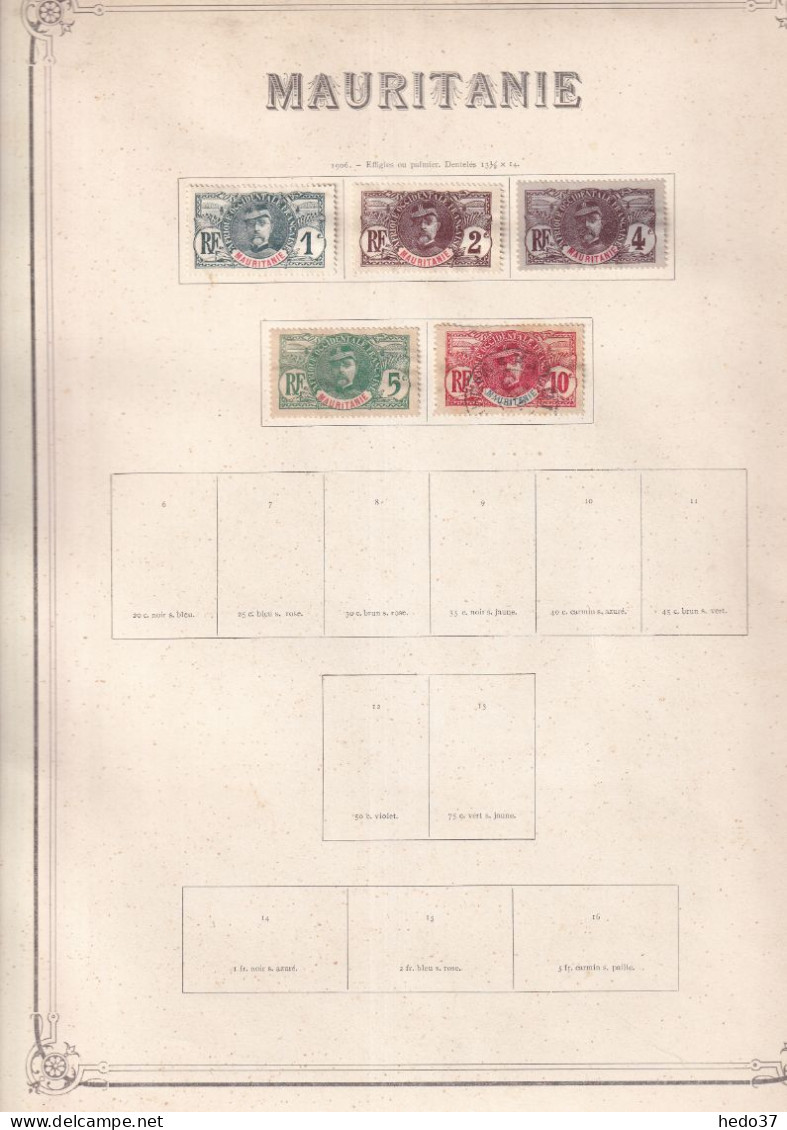 Mauritanie - Collection - Neufs Sans Gomme / Oblitérés - B/TB - Unused Stamps