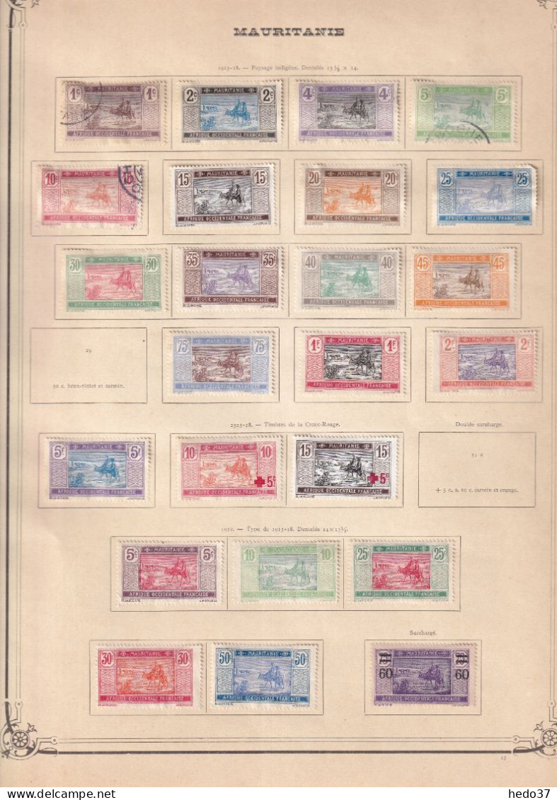 Mauritanie - Collection - Neufs Sans Gomme / Oblitérés - B/TB - Unused Stamps