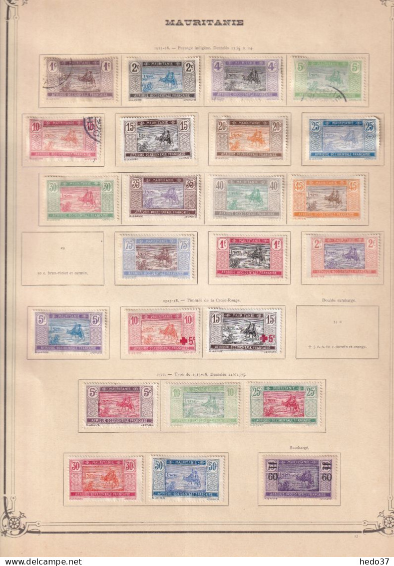 Mauritanie - Collection - Neufs Sans Gomme / Oblitérés - B/TB - Nuovi