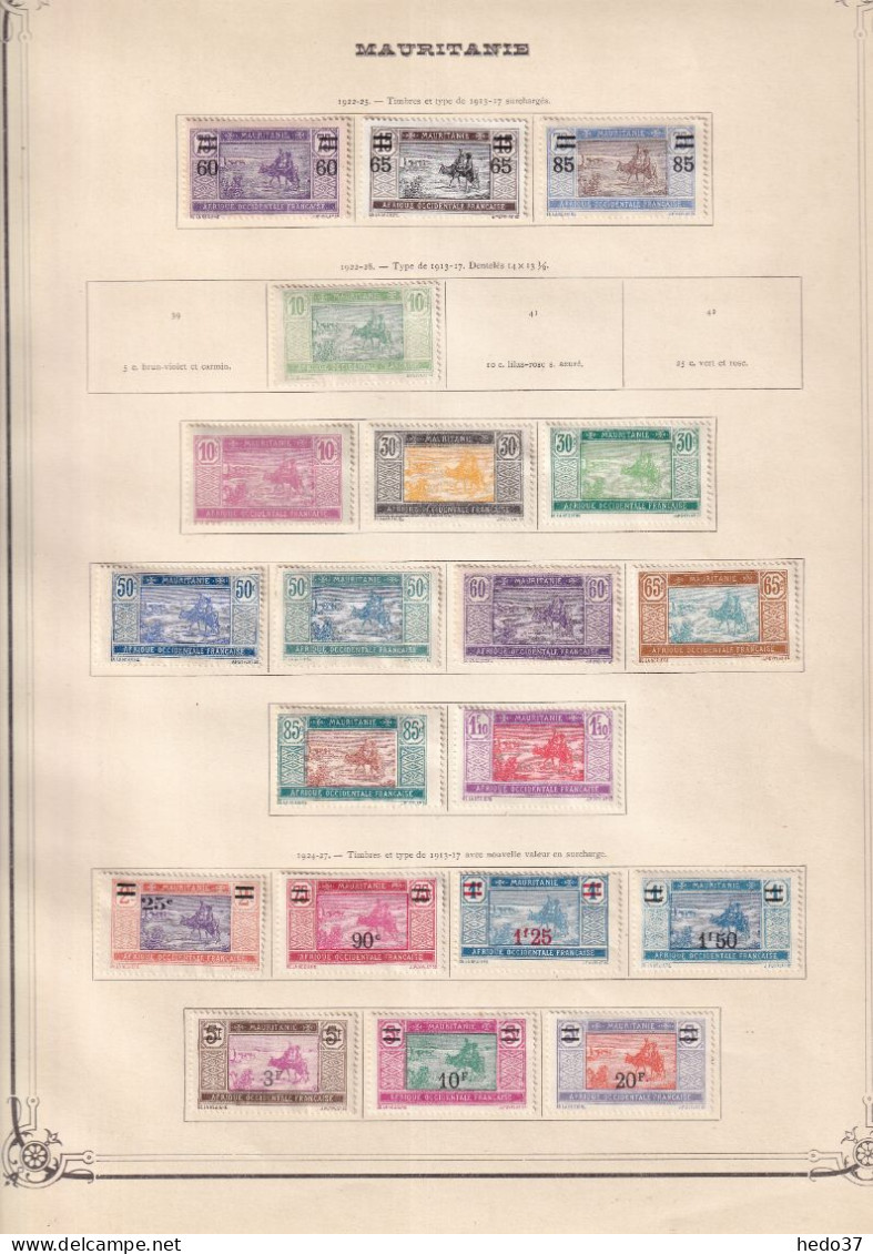 Mauritanie - Collection - Neufs Sans Gomme / Oblitérés - B/TB - Ungebraucht