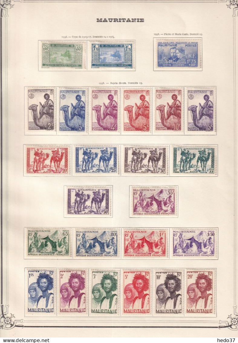 Mauritanie - Collection - Neufs Sans Gomme / Oblitérés - B/TB - Unused Stamps