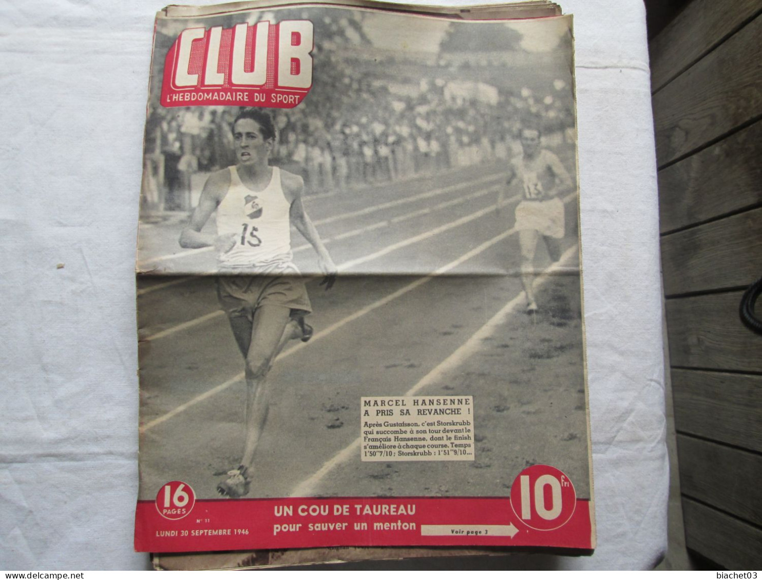 CLUB  N°11  1946 - Sport