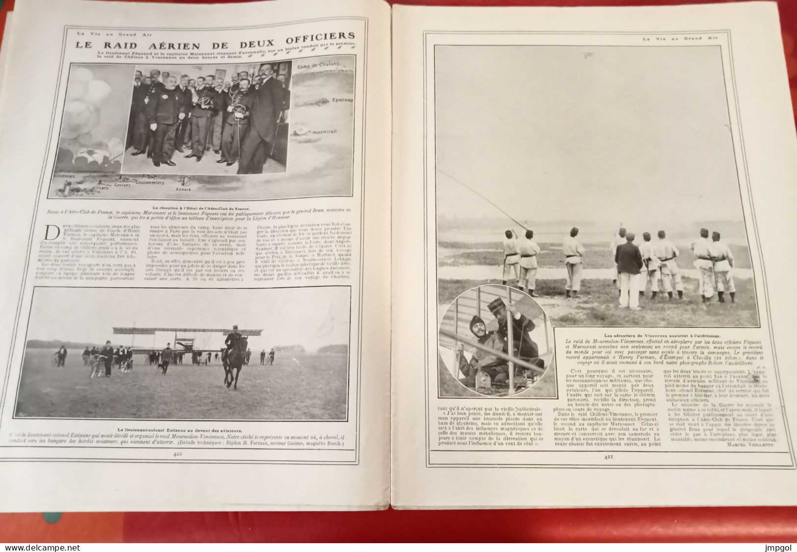 La Vie Au Grand Air N°613 Juin 1910 Raid Avion Mourmelon Vincennes Concurrents Meeting Aviation Rouen Escrime Gaudin... - 1900 - 1949