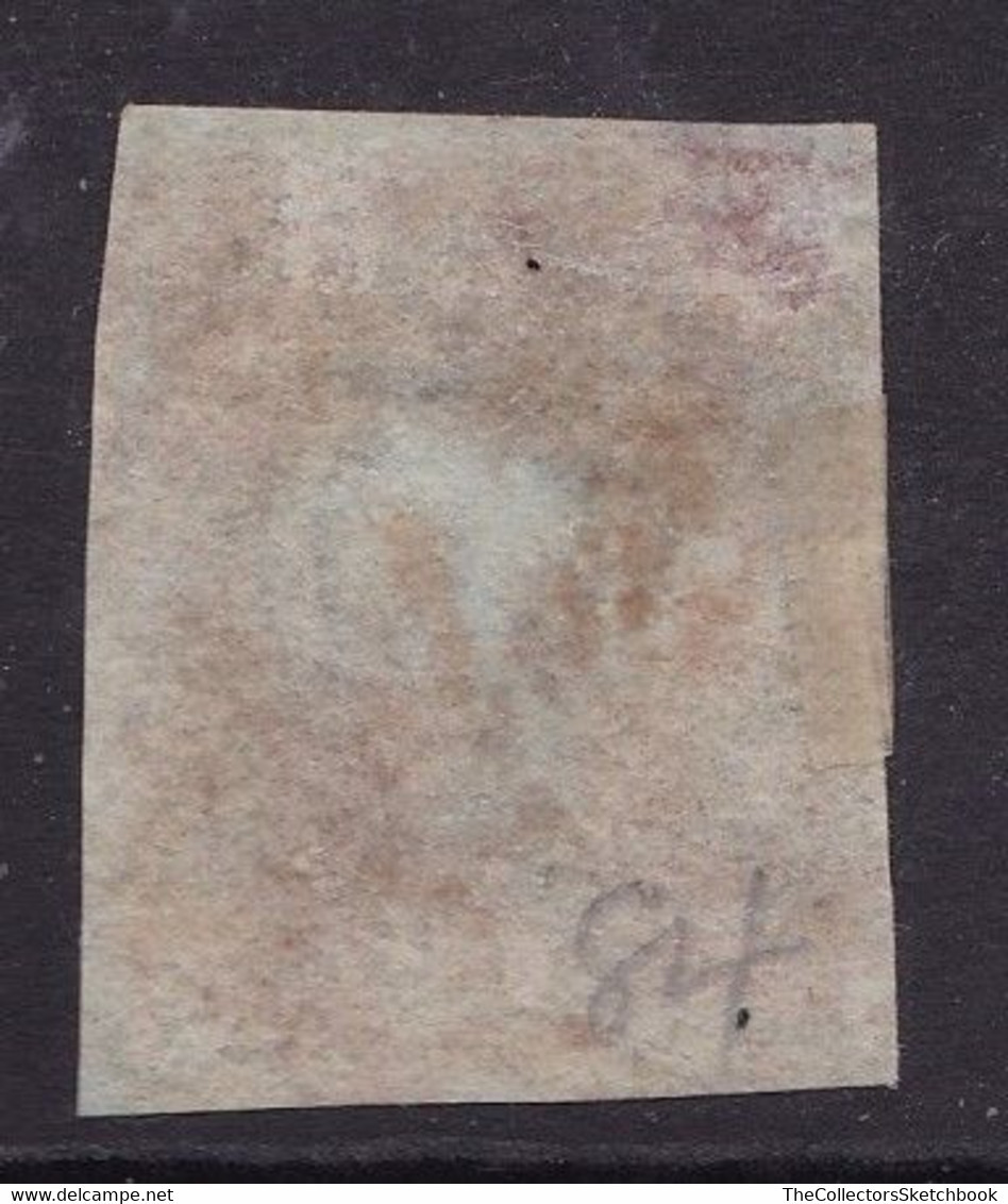 GB Line Engraved Victoria Imperf Penny Red Used. - Used Stamps