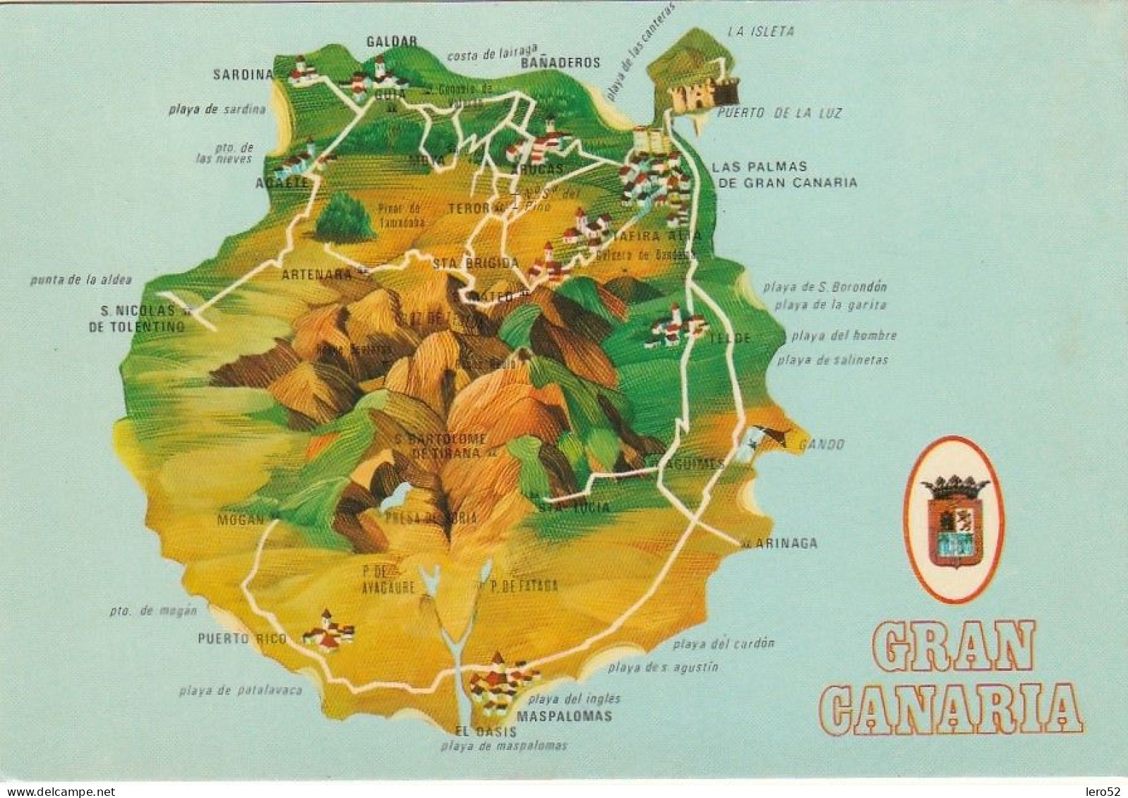 GRAN CANARIA PIANO DE LA ISLA 1983 - Gran Canaria