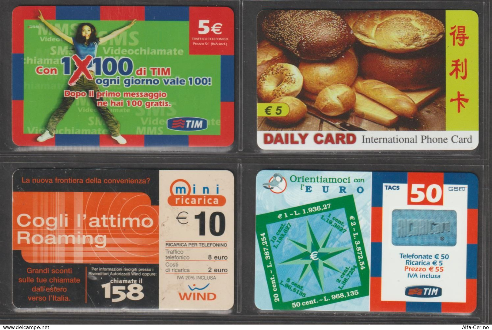 ITALIA:  RICARICHE  -  4  VARIE  -  QUESTE. - [2] Sim Cards, Prepaid & Refills