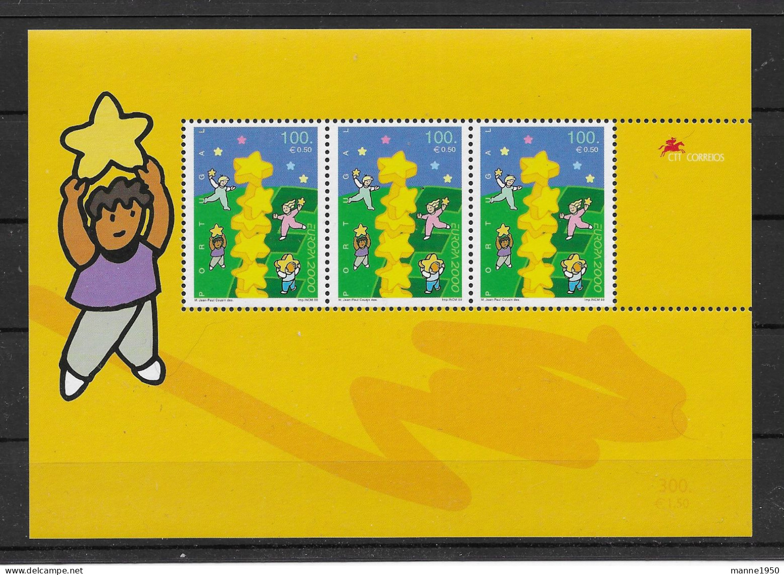 Portugal 2000 Europa/Cept Block 160 Postfrisch - Blokken & Velletjes