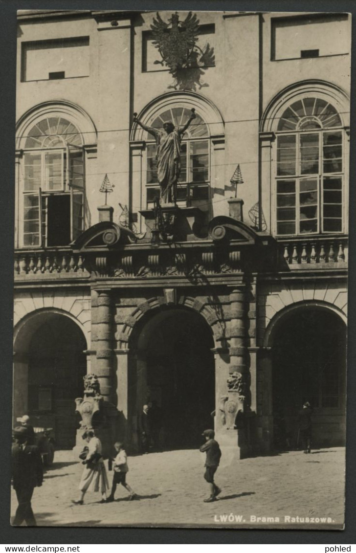 01346*UKRAINE*LVIV*LWOW*LEMBERG*TOWN HALL GATE*REAL PHOTO - Oekraïne