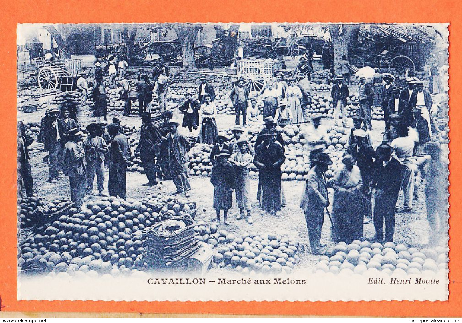00770 ● ( Etat Parfait-Mint )  CAVAILLON 84-Vaucluse Marché Aux Melons 1910s Edition Henri MOUTTE - Cavaillon
