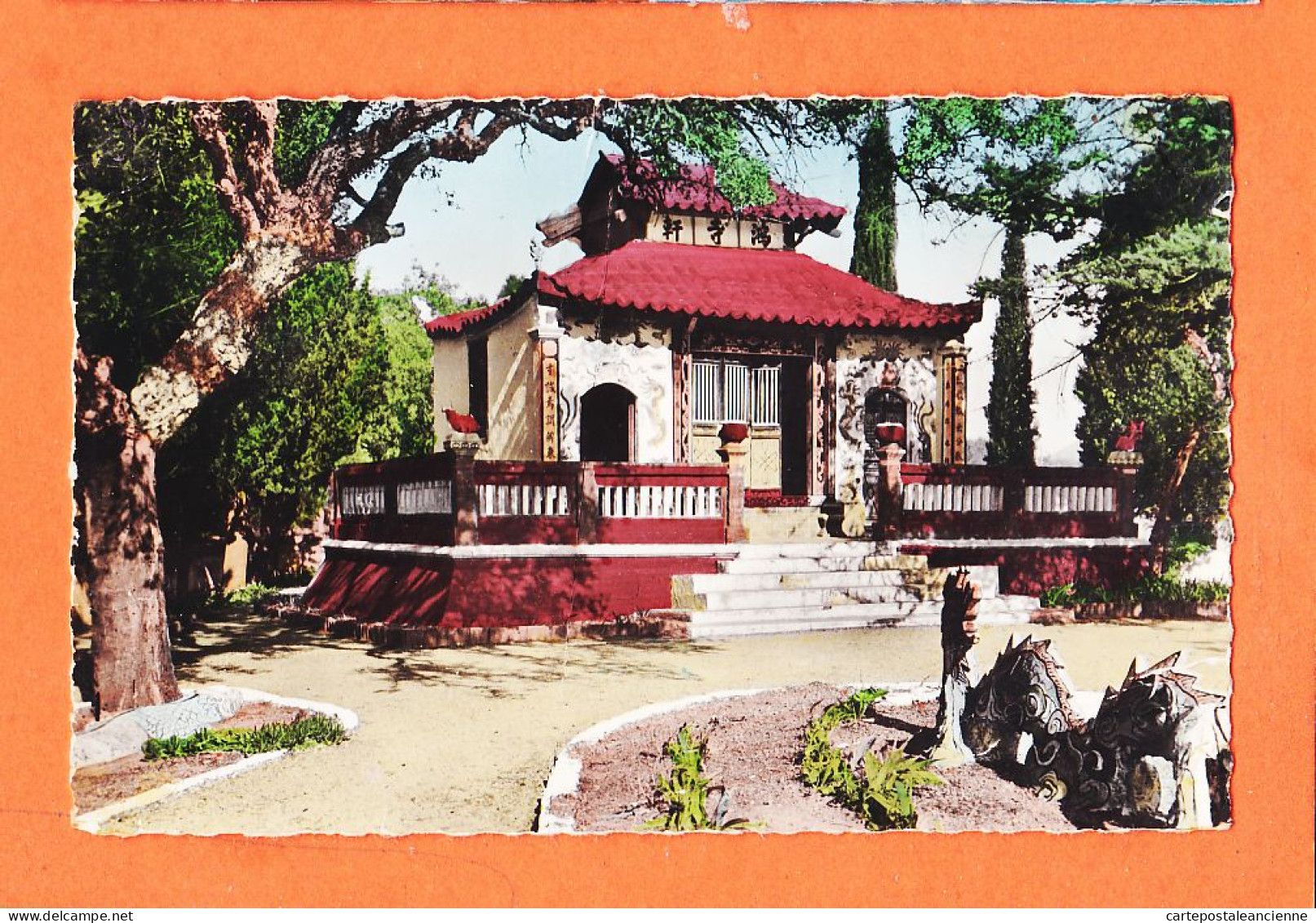 00937 / ⭐ FREJUS 83-Var Pagode Indochinose Photo-Bromure 1950s COLOR MAR 1  - Frejus