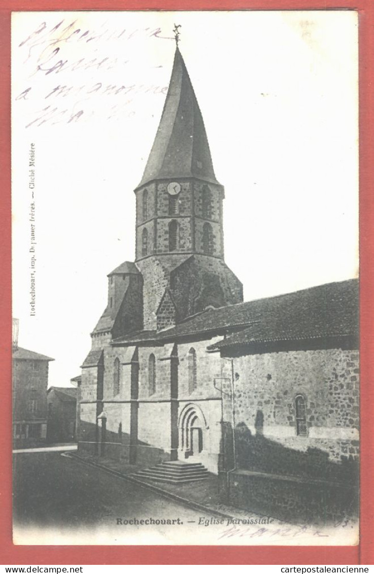 00898 ● ROCHECHOUART 87-Haute Vienne Clocher Eglise Paroissiale 1903 Edition DEPANIER CLICHE MESIERE  - Rochechouart