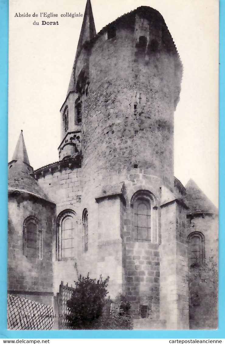 00894 ● Le DORAT 87-Haute Vienne Abside Eglise Colégiale 1915s Edition SUDRAUD - Le Dorat