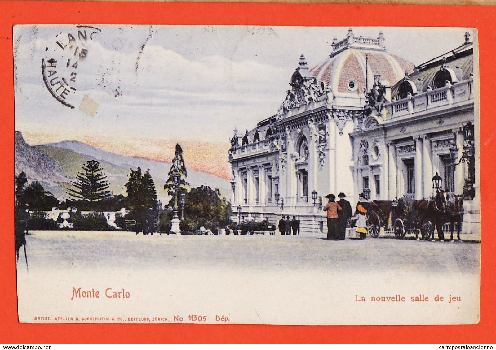 00855 ● MONTE-CARLO Monaco Nouvelle Salle Jeu 1920 De DELAMY à Gaby BARBILLAT Rue Diderot Langres-GUGGENHEIM 11305 - Monte-Carlo