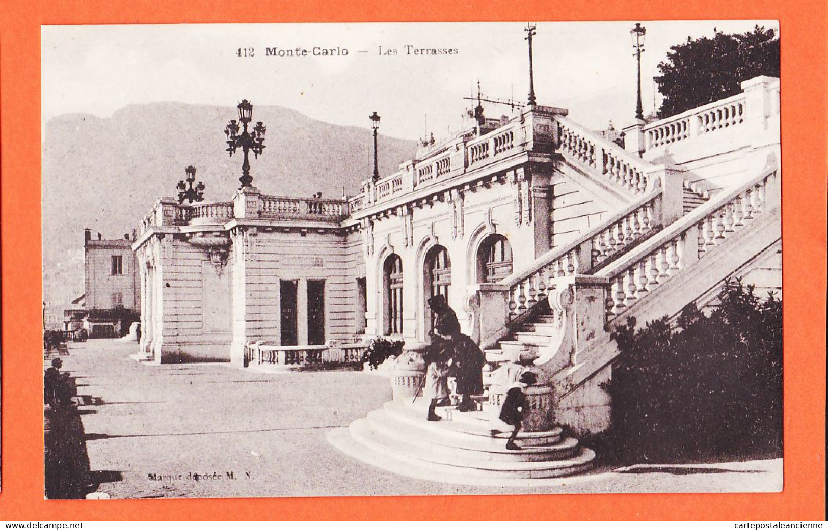 00832 ● MONTE-CARLO Monaco Les Terrasses 1910s M.N N°412 - Monte-Carlo