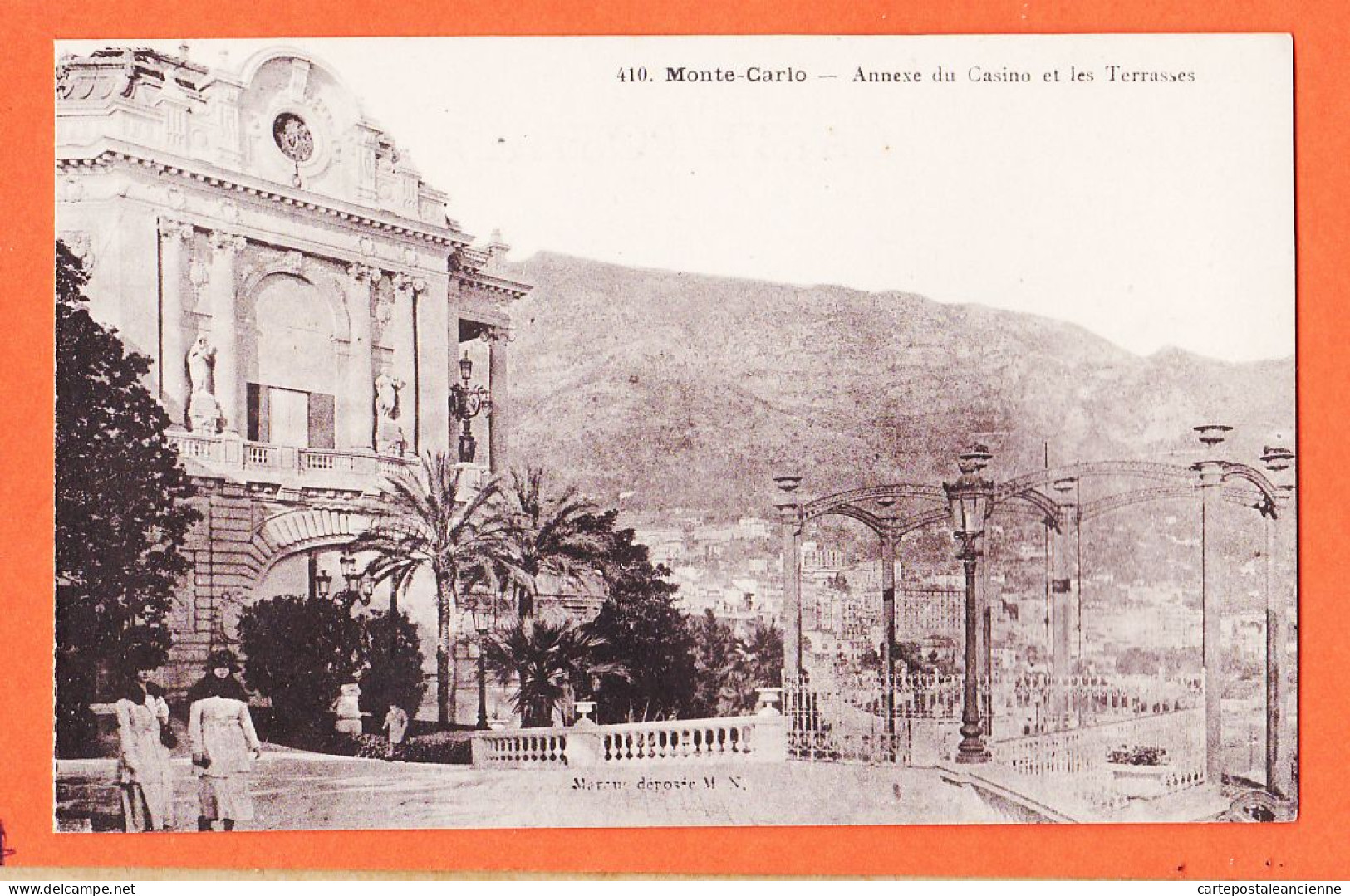 00820 ● MONTE-CARLO Monaco Annexe Du Casino Et Les Terrasses 1910s M.N N°410 - Monte-Carlo