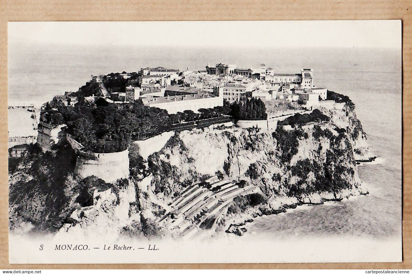 00817 ● LEVY 147 - MONACO Le ROCHER 1910s Etat PARFAIT - Prince's Palace