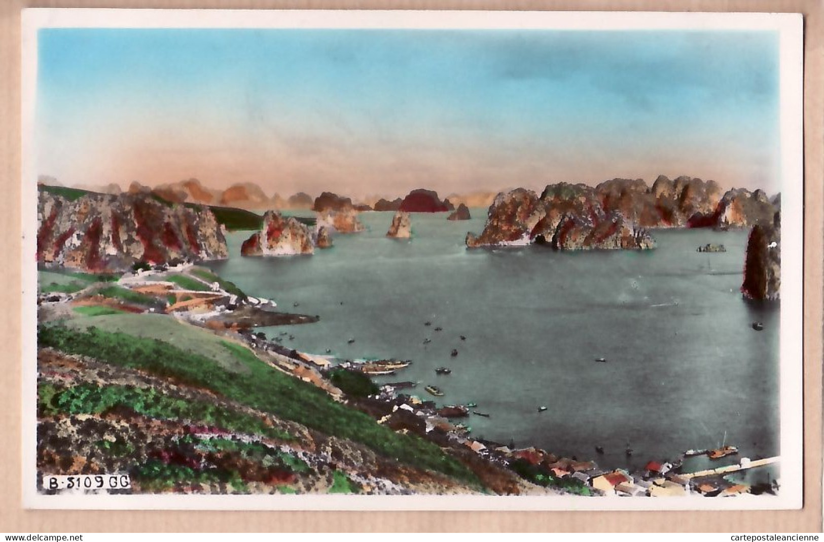 00978 (•◡•) ⭐ QUANG YEN HONGAY Vue Panoramique Nord-VietNam Indochine 1930s - Cliché  P.C Photographie Véritable 7 - Vietnam