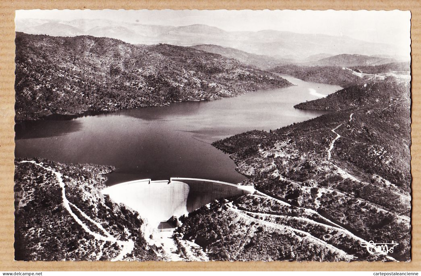 00932 / ⭐ FREJUS 83-Var Avant La Catastrophe 2 Décembre 1959 Lac Et Barrage De MALPASSET Vue Aérienne  - Frejus