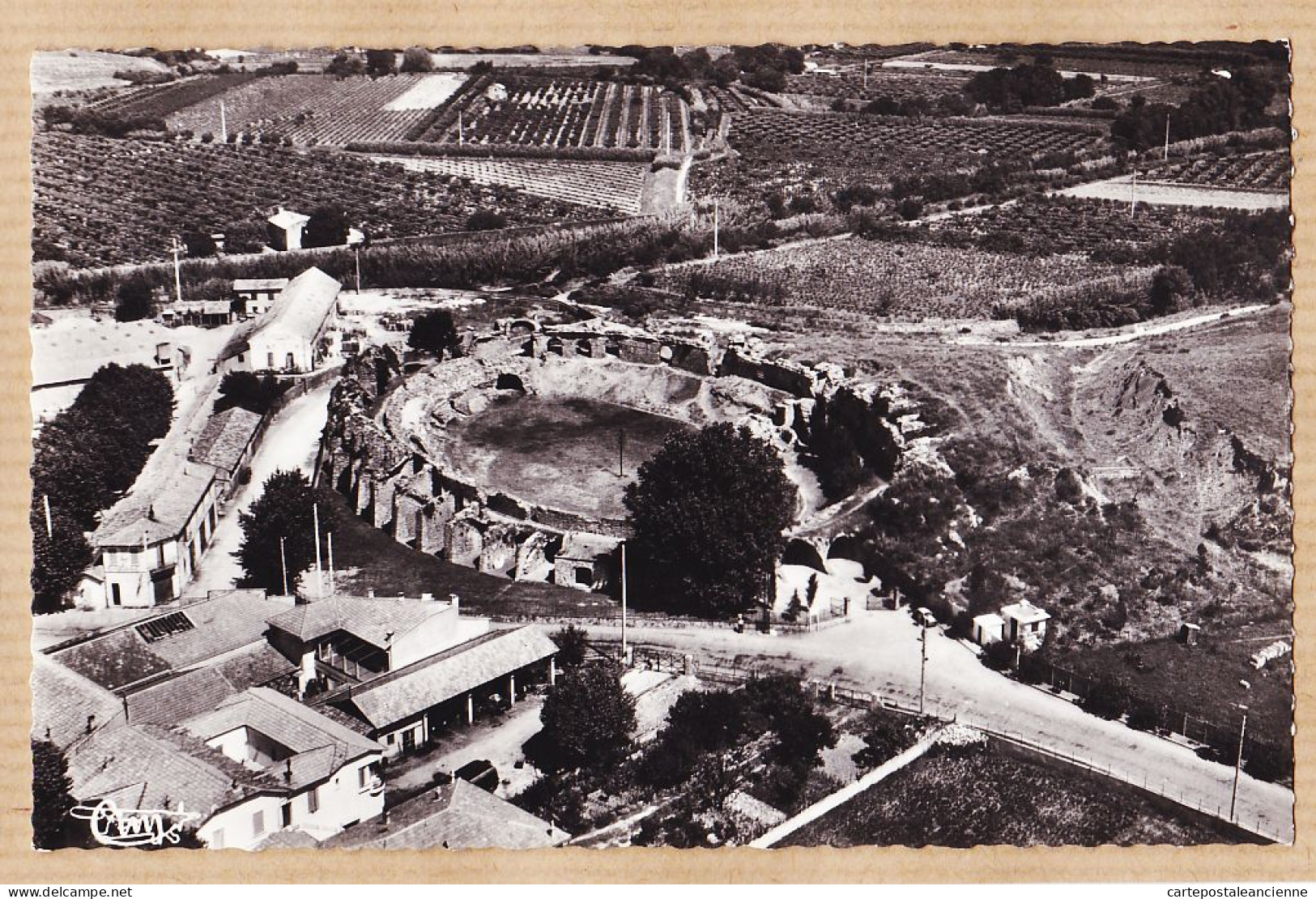 00933 / ⭐ FREJUS 83-Var Arènes Romaines Avant La Catastrophe Barrage MALPASSET Du 2 Décembre 1959 Vue Aérienne  - Frejus