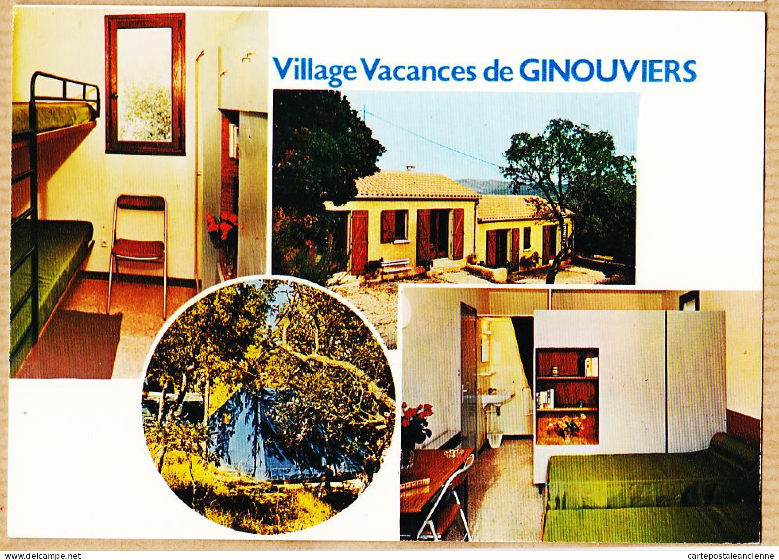 00664 ● GINOUVIERS 83-Var Village De Vacances LA-LONDE-les-MAURES Multivues 1970s CIM COMBIER  - La Londe Les Maures