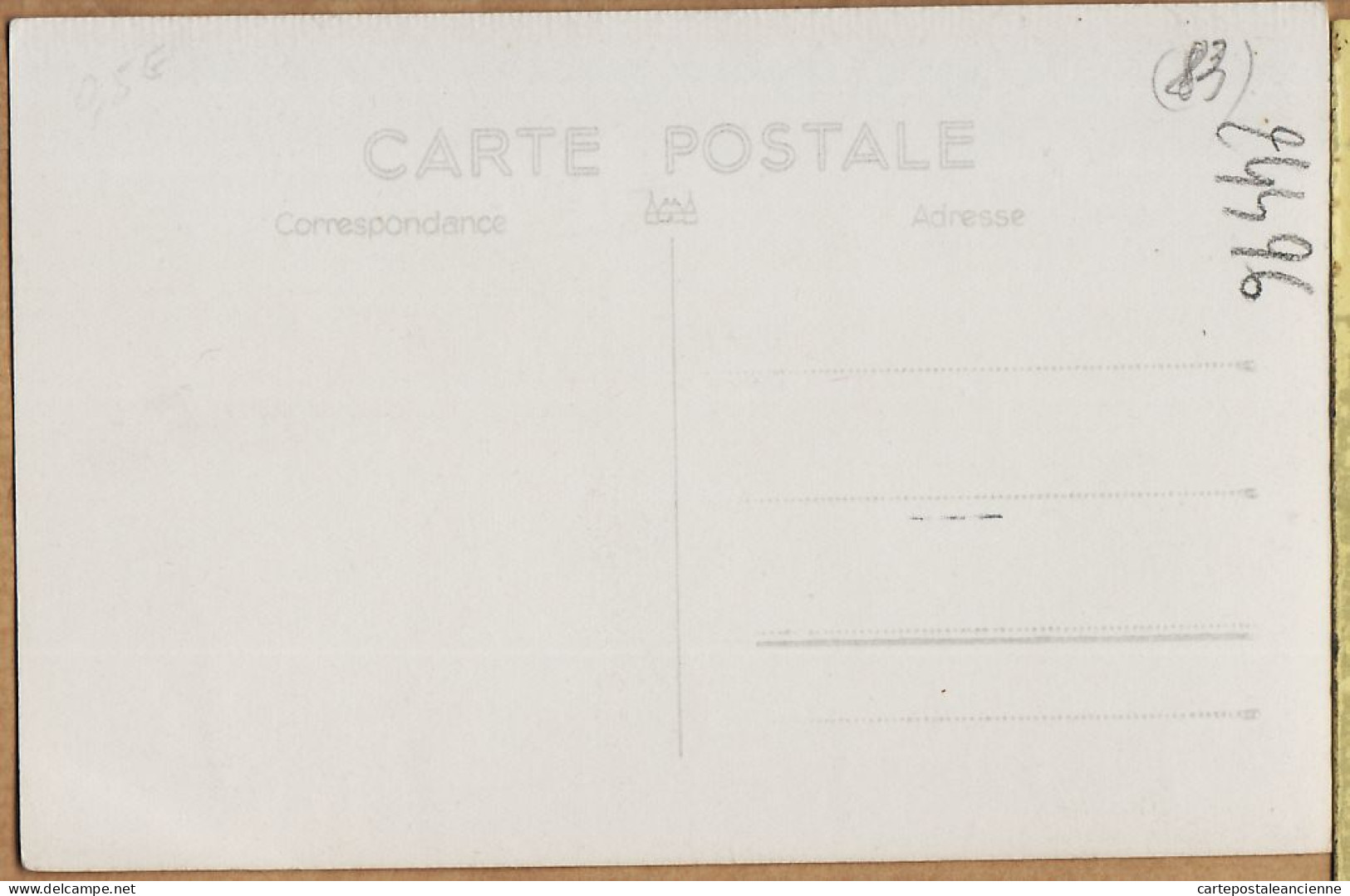 00652 ● ● Peu Commun Carte-Photo Bromure 1930s LE PRADET 83-Var Villa JEANNE D'ARC  - Le Pradet