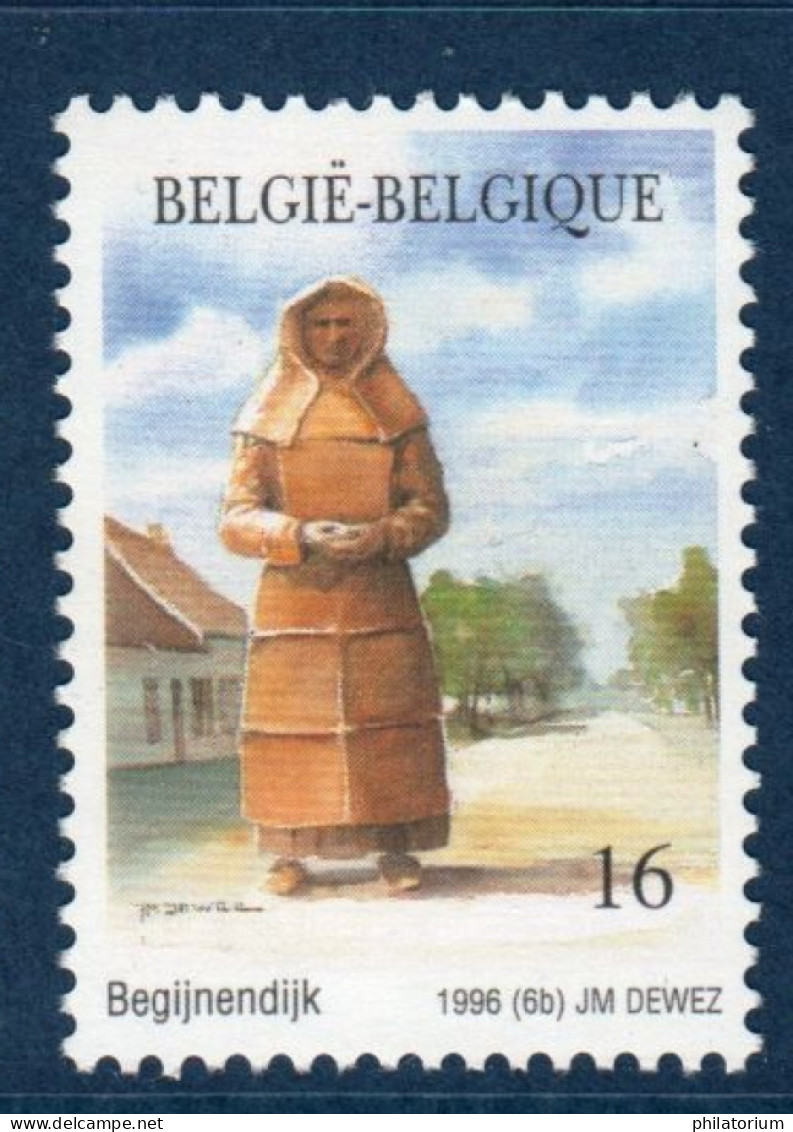 Belgique België, **, Yv 2641, Mi 2693, SG 3329, Statue De La Beguine, Begijnendijk, - Nuovi