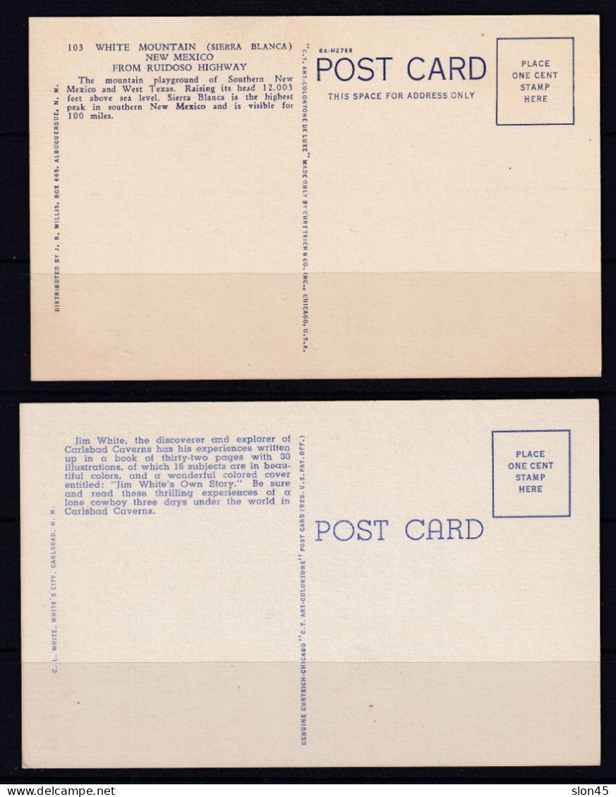 USA 4 Color Postal Cards Unused New Mexico 16103 - Autres & Non Classés