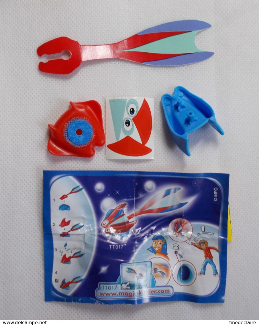 Kinder - Ovni Rouge Et Bleu - TT017 - Avec BPZ - Steckfiguren