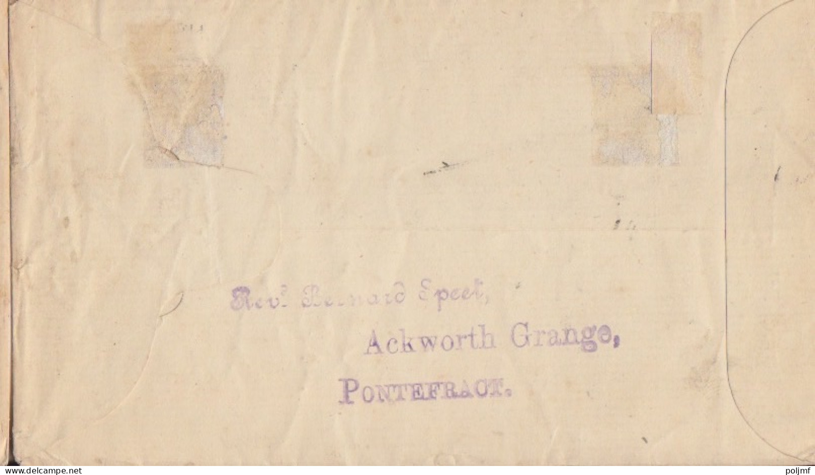 Lettre Entier Half Penny Rouge "Victoria" Obl. Pontefract Le 17 MY 94 Pour La Grande Bretagne - Stamped Stationery, Airletters & Aerogrammes