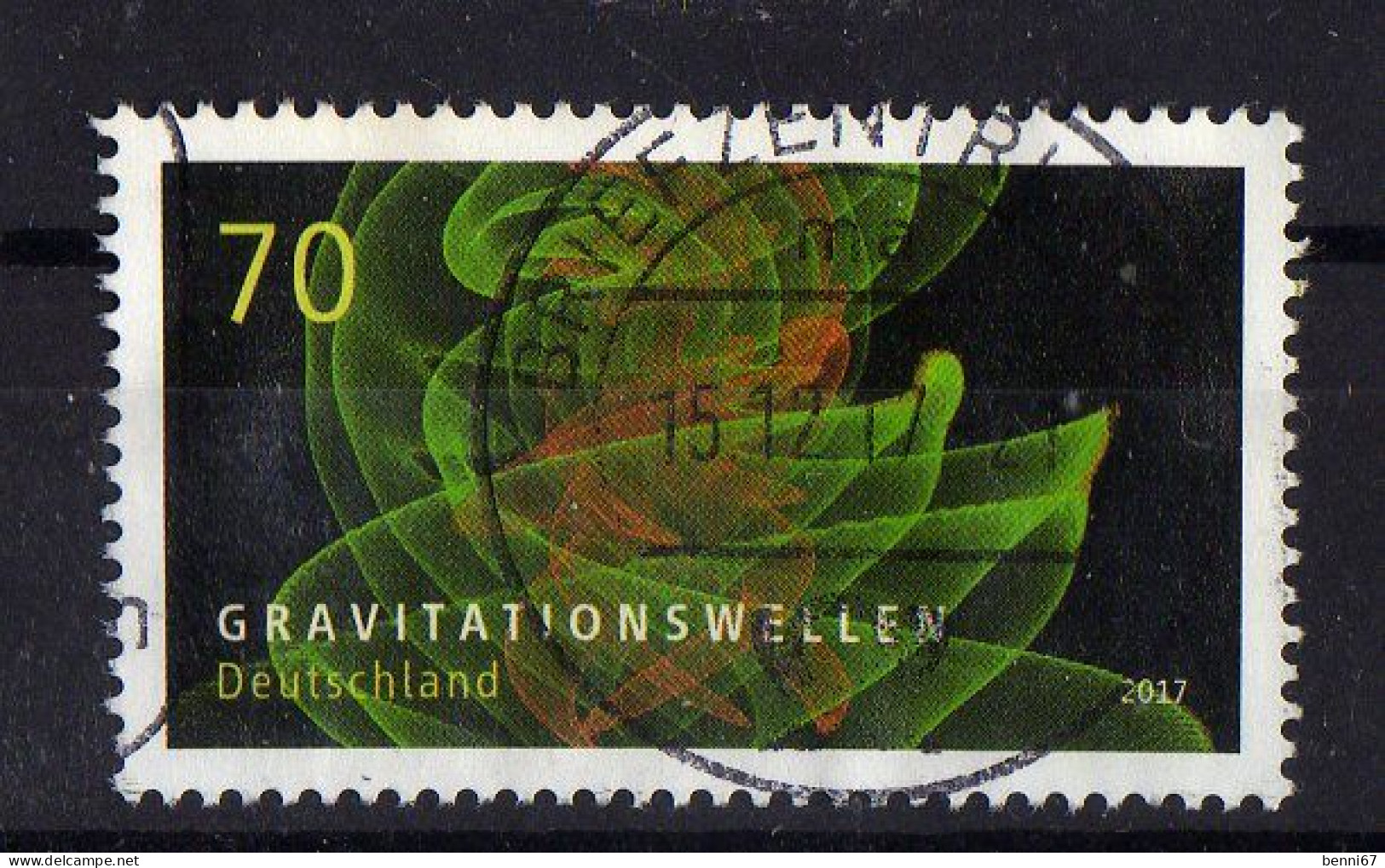 ALLEMAGNE Germany 2017 Ondes De Gravitation Obl. - Used Stamps