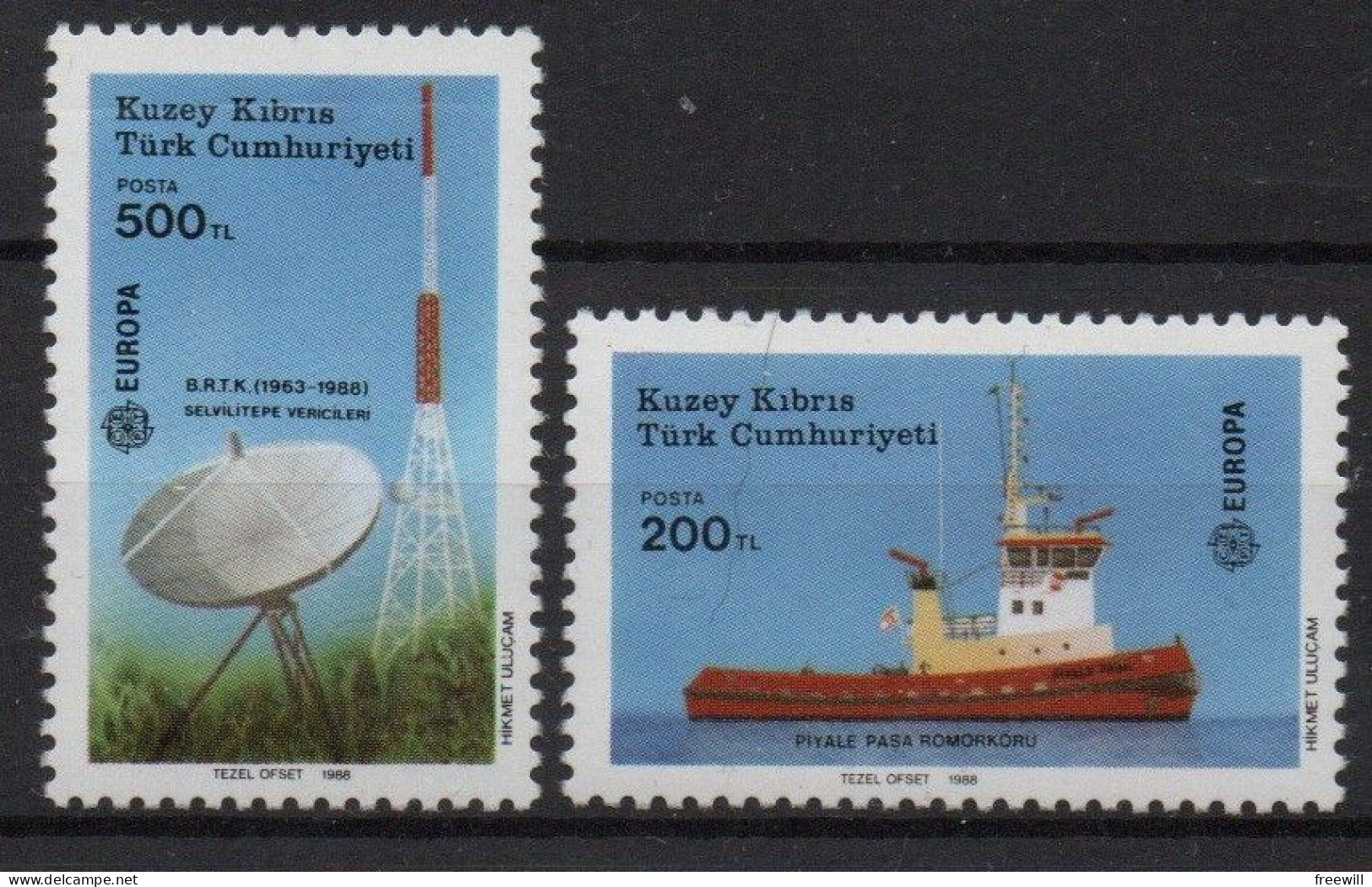 Chypre turque -Turkish Cyprus  Timbres divers - Various stamps -Verschillende postzegels XXX