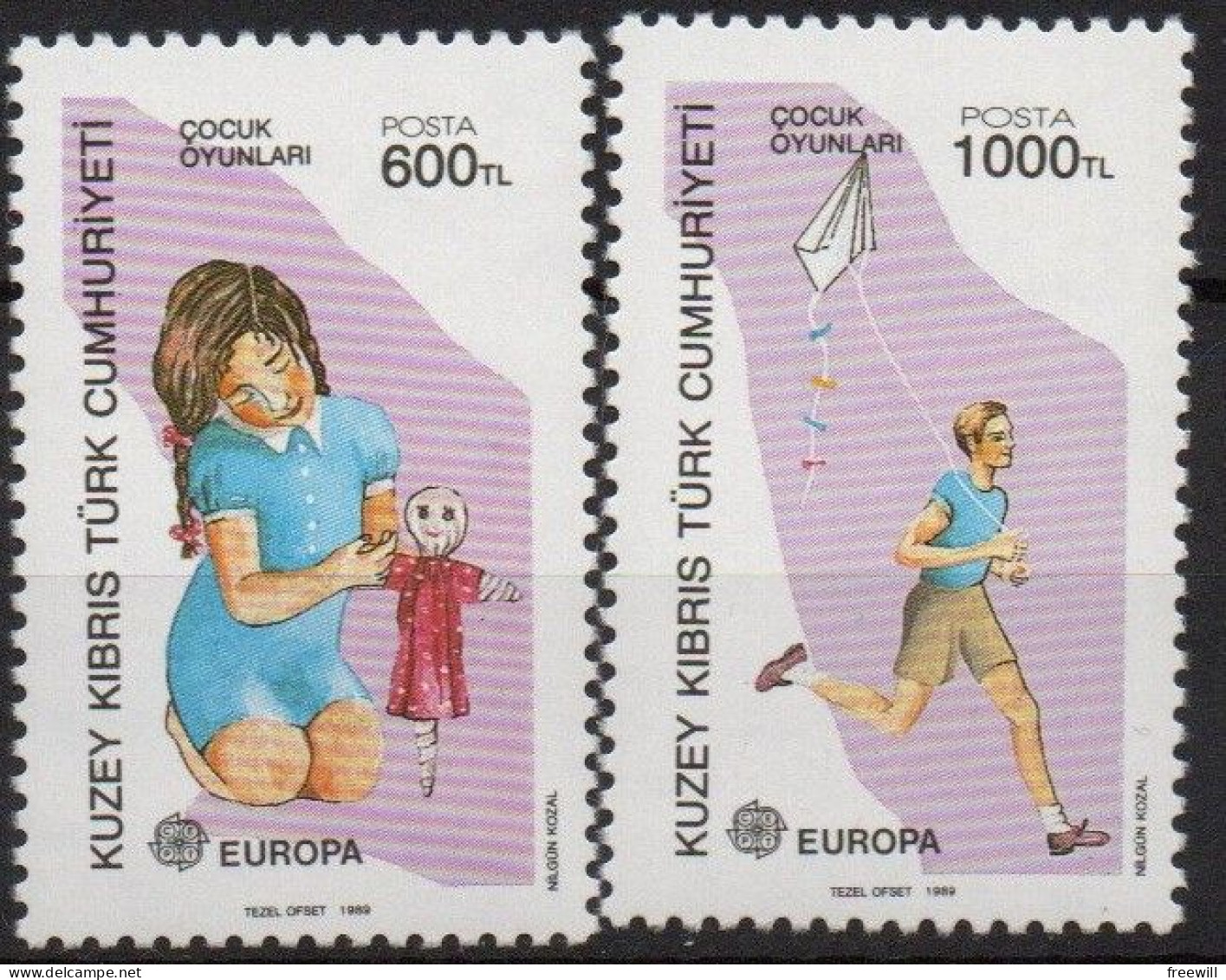 Chypre turque -Turkish Cyprus  Timbres divers - Various stamps -Verschillende postzegels XXX