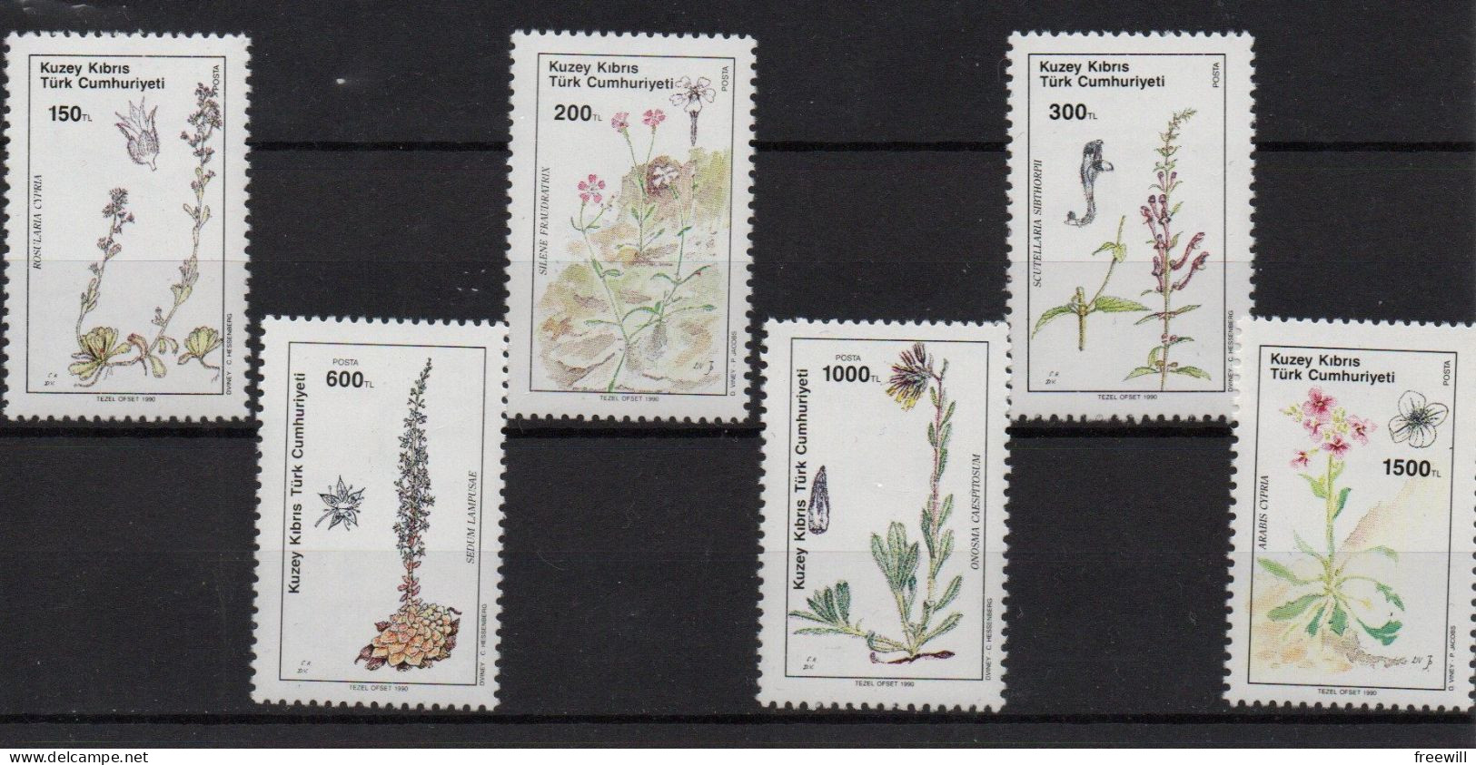 Chypre turque -Turkish Cyprus  Timbres divers - Various stamps -Verschillende postzegels XXX