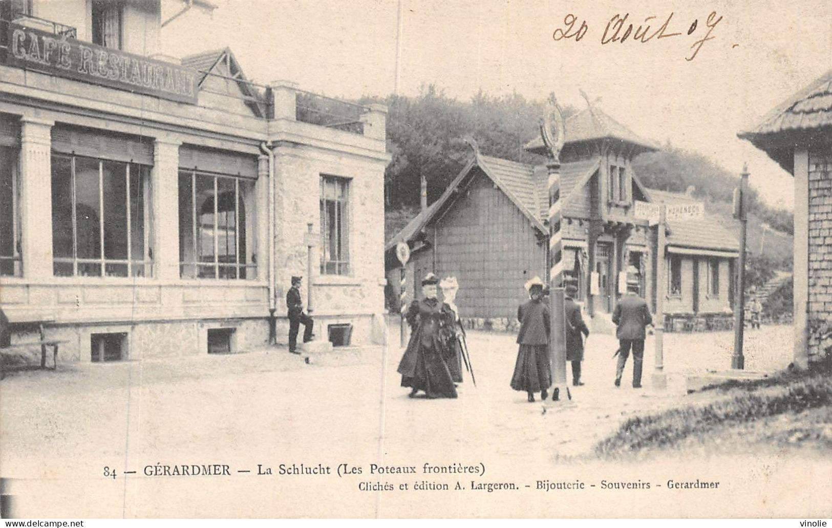 24-4903 : DOUANE. FRONTIERE. COL DE LA SCHLUCHT. GERARDMER - Douane