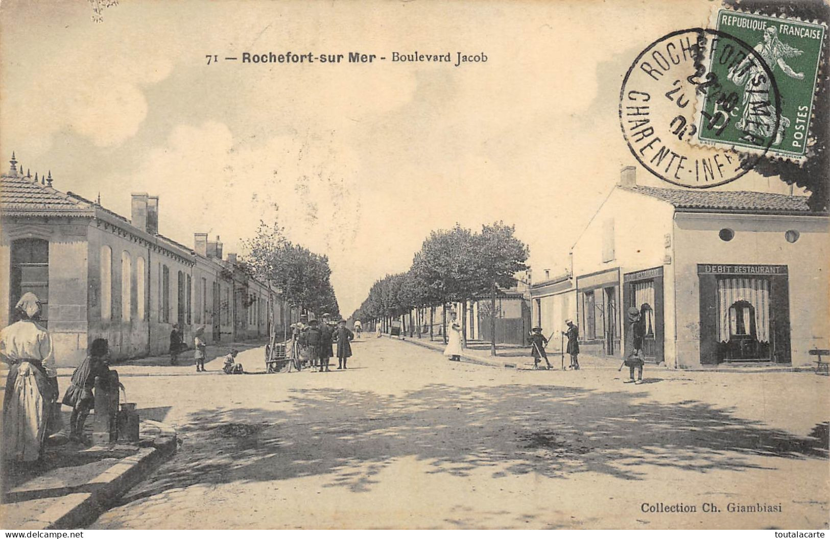 CPA 17 ROCHEFORT BOULEVARD JACOB - Rochefort