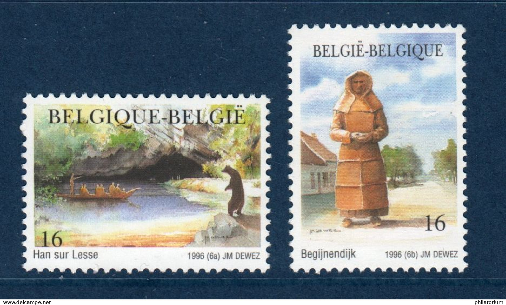 Belgique België, **, Yv 2640, 2641, Mi 2692, 2693, SG 3328, 3329, - Ongebruikt