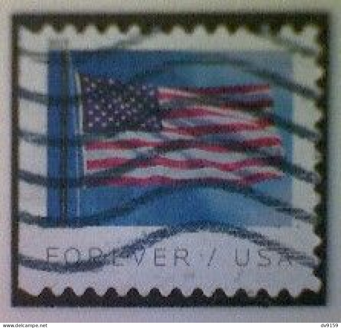 United States, Scott #5345, Used(o) Booklet, 2019, Flag Definitive, (55¢) - Gebraucht