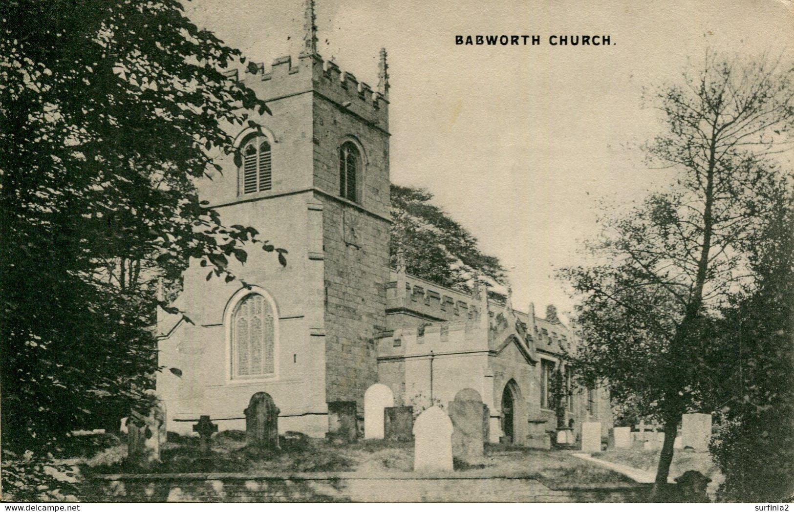 NOTTS - BABWORTH CHURCH  Nm327 - Andere & Zonder Classificatie