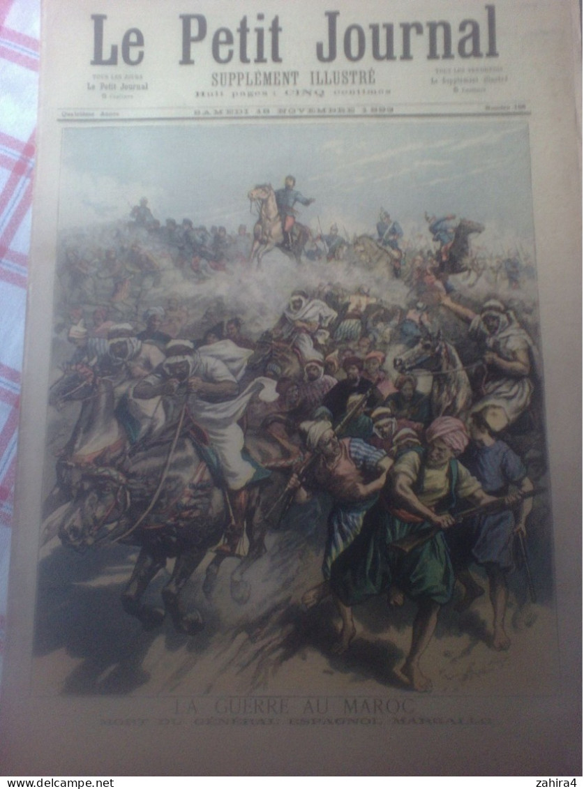 Le Petit Journal N°156 Guerre Au Maroc Mort Général Margallo Mireille De Cot Musée Luxembourg Partition J Fuchs S Andry - Zeitschriften - Vor 1900