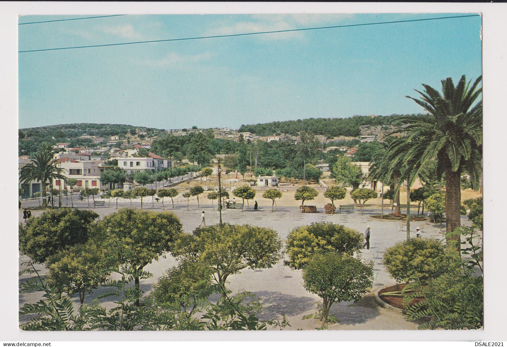 Greece Kefalonia Argostoli-Αργοστόλι The City Square View, Vintage Photo Postcard RPPc AK (1253) - Greece