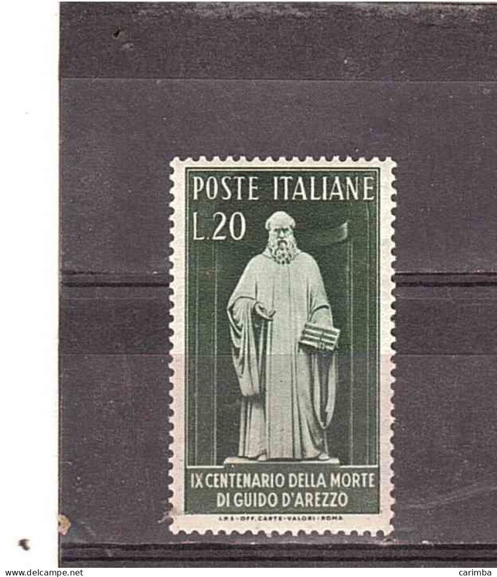 1950 L.20 GUIDO D'AREZZO - 1946-60: Nuovi