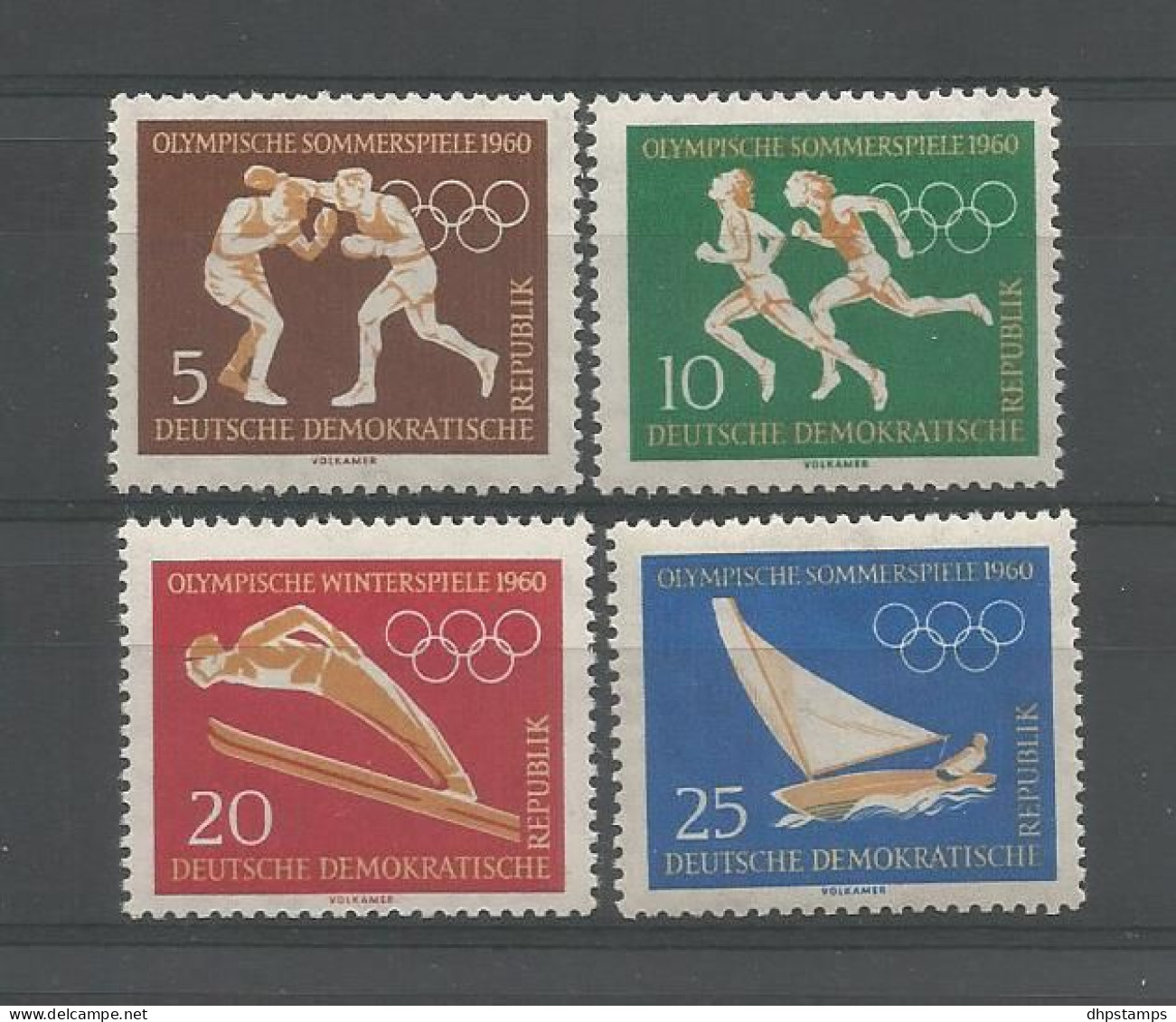 DDR 1960 Olympic Games Y.T. 462/465 ** - Neufs