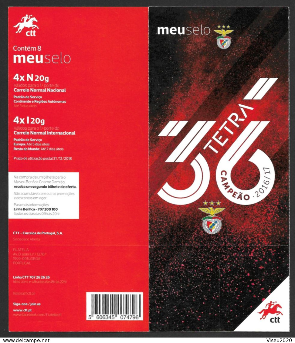 Portugal Booklet  Benfica - TETRA 2017 - Markenheftchen