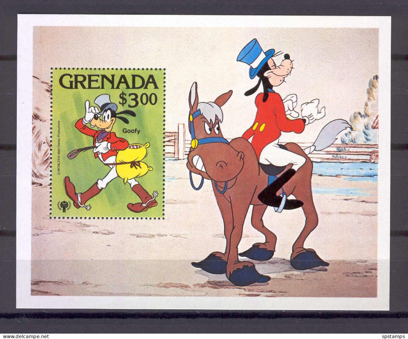 Disney Grenada 1979 Goofy MS MNH - Disney